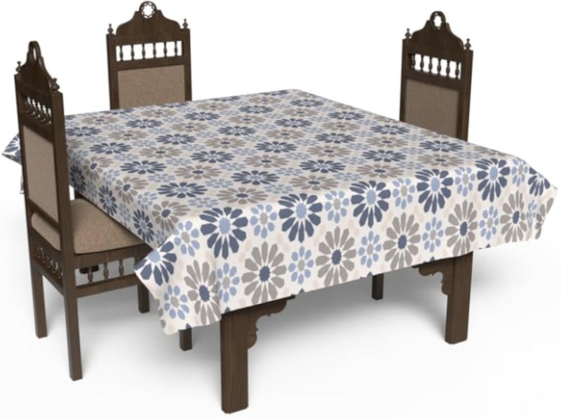 آرت مود هوم، مفرش طاولة رمضاني فريد من نوعه، مصنوع من قماش البوليستر المقاوم للماء، متعدد الألوان، 140 سم عرض × 140 سم طول